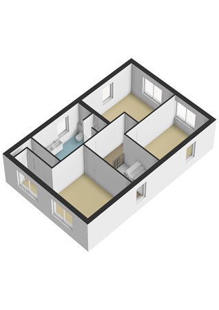 Floorplan - Wezel 16, 7325 CL Apeldoorn